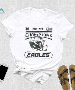 Philadelphia Eagles 2023 NFC Conference Champions Helmet Shirt