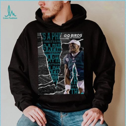 Philadelphia Eagles Go Birds 2023 NFC Champions shirt