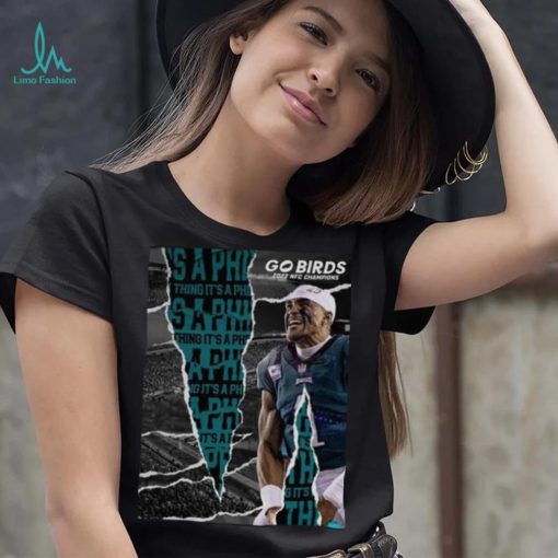 Philadelphia Eagles Go Birds 2023 NFC Champions shirt