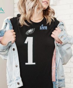 Philadelphia Eagles Jalen Hurts Nike Black Super Bowl LVII 2023 shirt