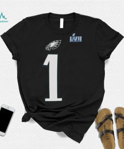 Philadelphia Eagles Jalen Hurts Nike Black Super Bowl LVII 2023 shirt