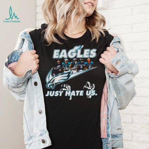 Philadelphia Eagles Nike just hate us team signature shirt