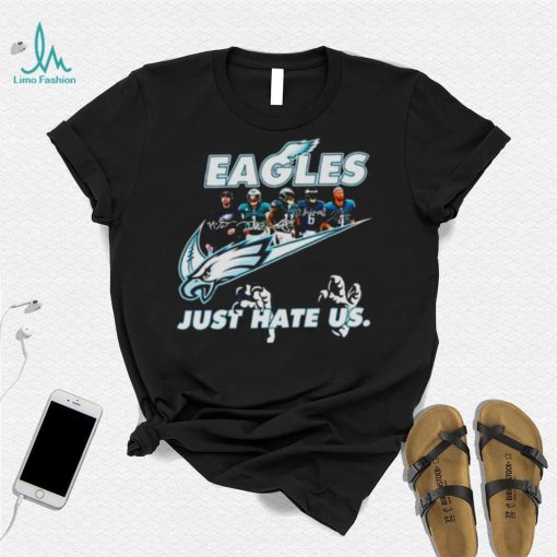 Philadelphia Eagles Nike just hate us team signature shirt