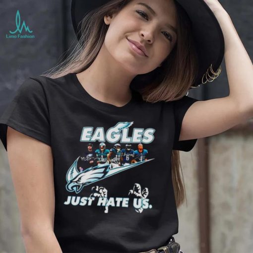 Philadelphia Eagles Nike just hate us team signature shirt