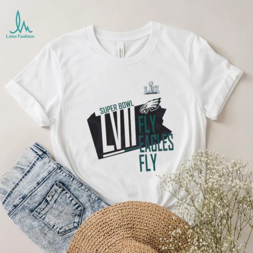 Philadelphia Eagles Super Bowl LVII Fly Eagles Fly Shirt