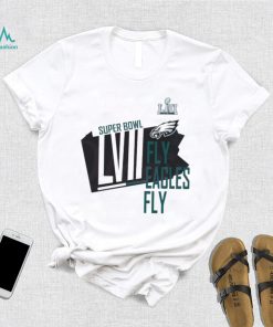 Philadelphia Eagles Super Bowl LVII Fly Eagles Fly Shirt