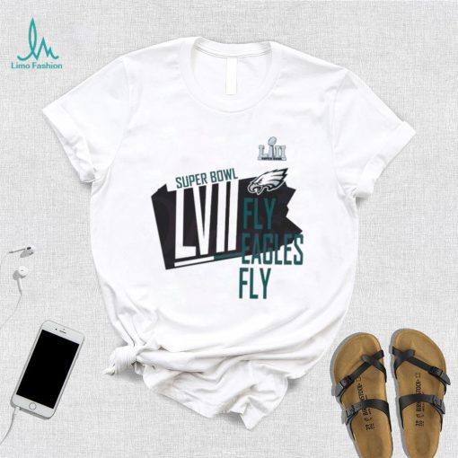 Philadelphia Eagles Super Bowl LVII Fly Eagles Fly Shirt