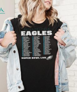 Philadelphia Eagles Super Bowl LVII Varsity Roster 2023 shirt