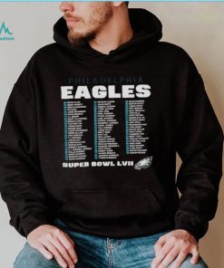 Philadelphia Eagles Super Bowl LVII Varsity Roster 2023 shirt