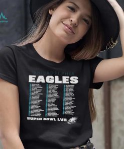 Philadelphia Eagles Super Bowl LVII Varsity Roster 2023 shirt