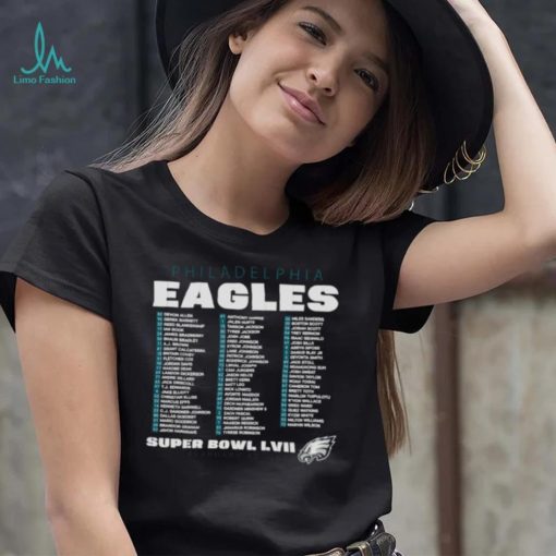 Philadelphia Eagles Super Bowl LVII Varsity Roster 2023 shirt