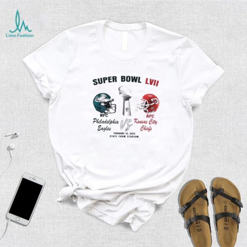 Philadelphia Eagles Vs Kansas City Chiefs Super Bowl Lvii 2023 Shirt