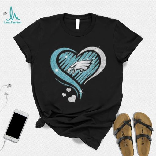 Philadelphia Eagles heart diamond love shirt