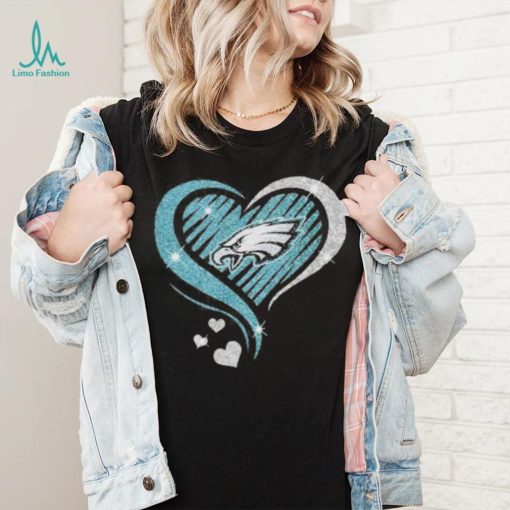 Philadelphia Eagles heart diamond love shirt