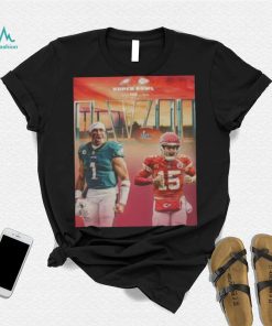 Philadelphia Eagles vs Kansas City Chiefs Super Bowl LVII shirt