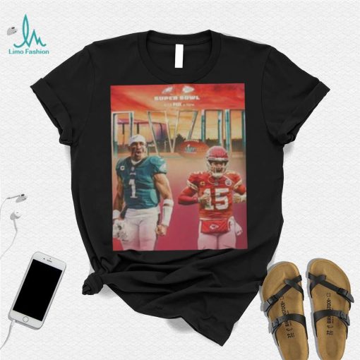 Philadelphia Eagles vs Kansas City Chiefs Super Bowl LVII shirt