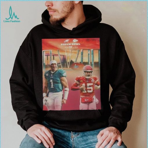 Philadelphia Eagles vs Kansas City Chiefs Super Bowl LVII shirt