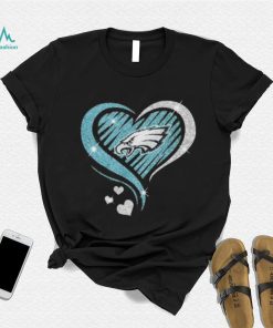 Philadephia Eagles heart love diamond shirt