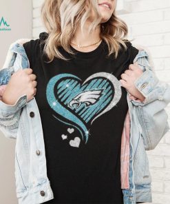 Philadephia Eagles heart love diamond shirt