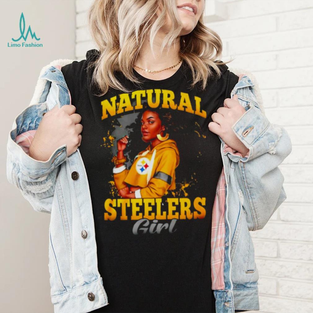 Black women Steelers natural Steelers girl shirt, hoodie, sweater, long  sleeve and tank top