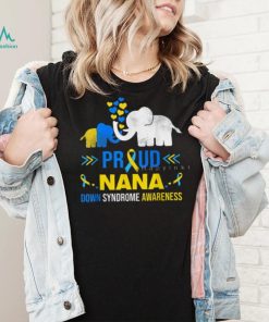 Proud Nana Down Syndrome Awareness T Shirt