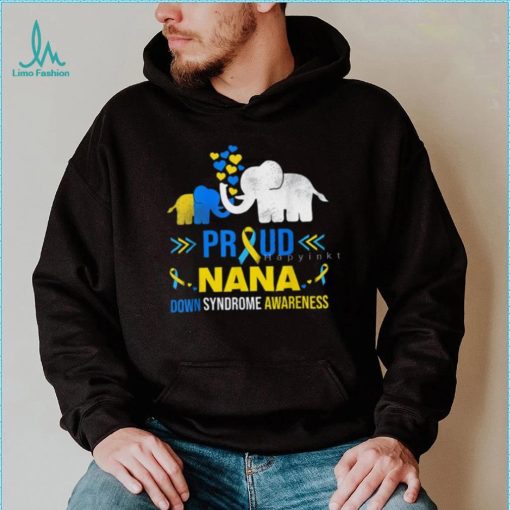 Proud Nana Down Syndrome Awareness T Shirt