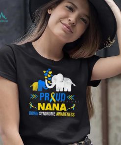 Proud Nana Down Syndrome Awareness T Shirt