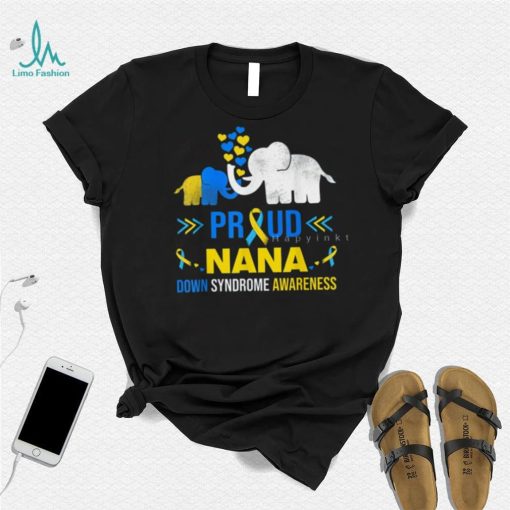 Proud Nana Down Syndrome Awareness T Shirt