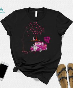 Purple Car Drives Love On Valentine Day Costume Shirt