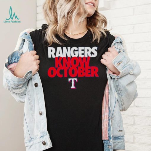 Rangers Know October Shirt