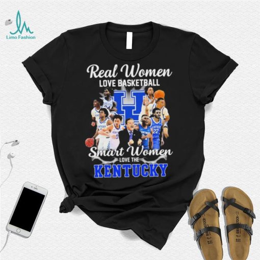 Real Women Love Basketball Smart Women Love The Kentucky Shirt