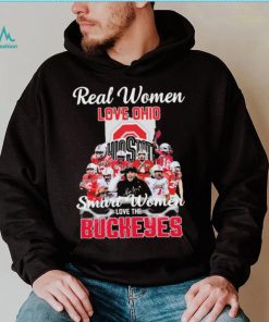 Real Women Love Ohio Team Smart Women Love The Buckeyes Shirt