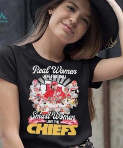 Real women love football smart women love the Chiefs signatures sport shirt