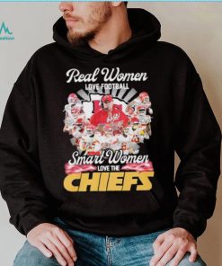 Real women love football smart women love the Chiefs signatures sport shirt