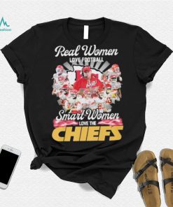 Real women love football smart women love the Chiefs signatures sport shirt