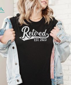 Retired Est.2023 For Coworker And Pensioner T Shirt