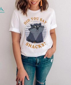 Retro Meeko Raccoon Did You Say Snacks Pocahontas Disney Shirt