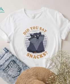 Retro Meeko Raccoon Did You Say Snacks Pocahontas Disney Shirt