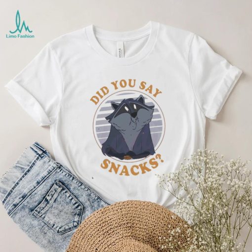 Retro Meeko Raccoon Did You Say Snacks Pocahontas Disney Shirt