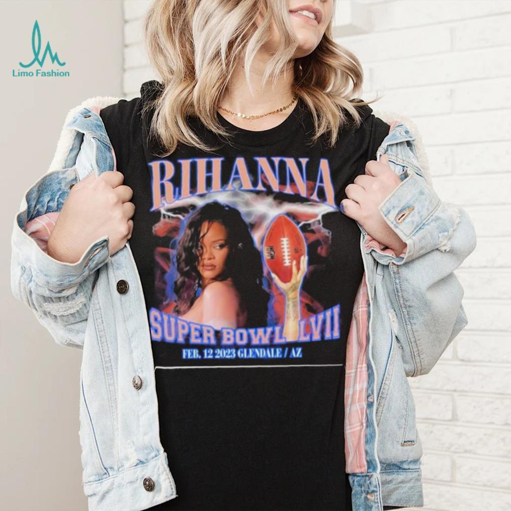 Rihanna Football Super Bowl 2023 American Football T-shirt - Listentee