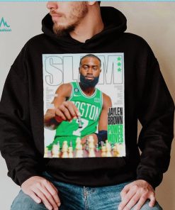 SLAM 242 Jaylen Brown power moves shirt