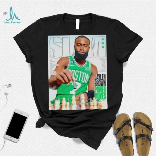 SLAM 242 Jaylen Brown power moves shirt