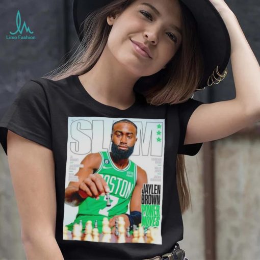 SLAM 242 Jaylen Brown power moves shirt