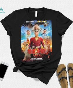 Shazam Fury Of The Gods Official Chinese Poster Vintage Shirt