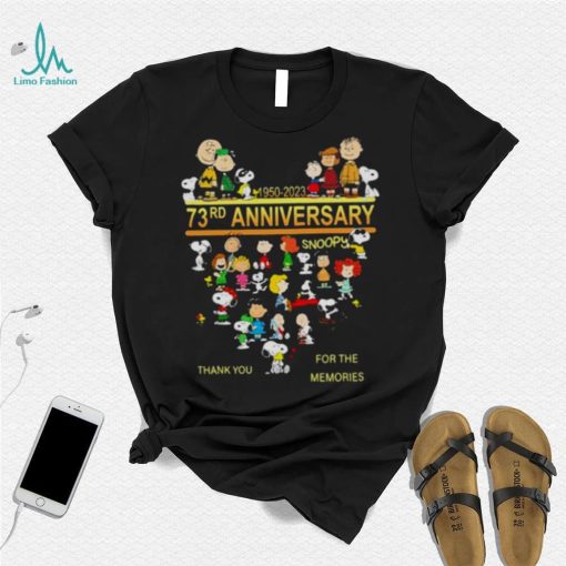 Snoopy 73rd Anniversary 1950 2023 Peanuts Shirt