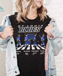 St Louis Blues Team 2022 Abbey Road Signature Shirt