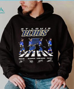 St Louis Blues Team 2022 Abbey Road Signature Shirt