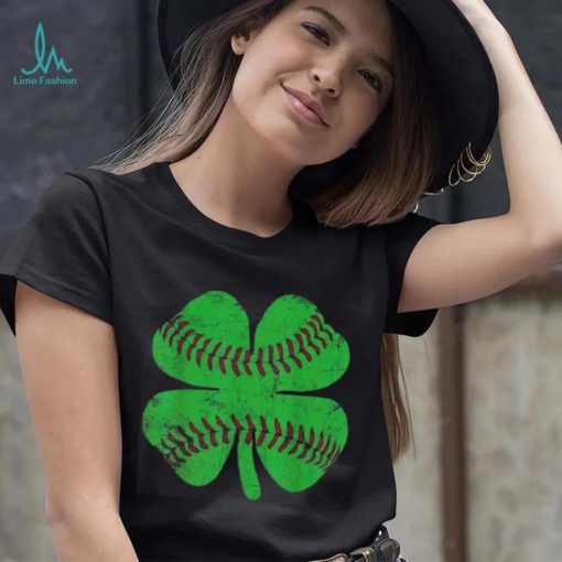 St Patrick’s Day Shamrock Baseball Lover T Shirt