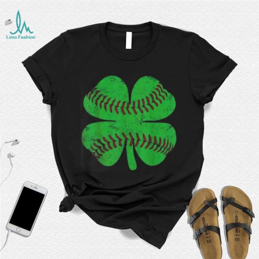 St Patrick’s Day Shamrock Baseball Lover T Shirt