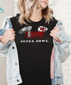 Super Bowl Games 2023 Kansas City and Eagles Football T Shirt